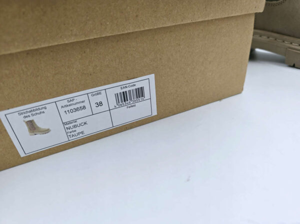 Buty damskie ze skóry Natural Sense beżowe R.38 NA23E