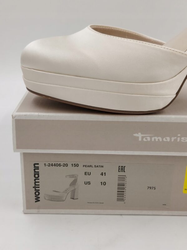 Czółenka ślubne na obcasie TAMARIS VEGAN R.41 TA5S