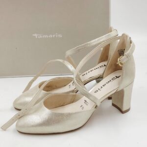 Damskie skórzane buty czółenka na obcasie TAMARIS R.36 GA45S
