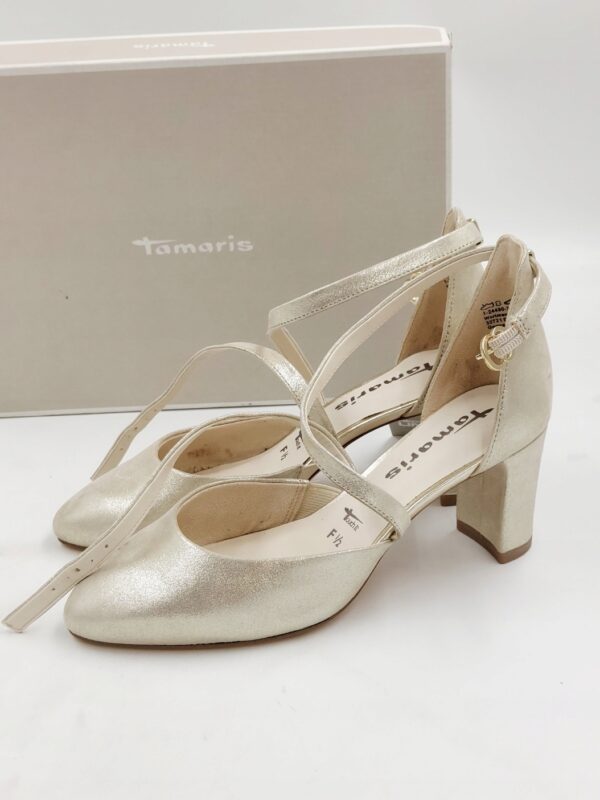 Damskie skórzane buty czółenka na obcasie TAMARIS R.36 GA45S