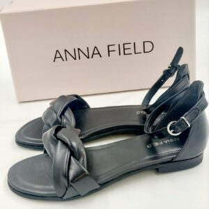 Damskie sandały skórzane czarne Anna Field R.38 AN23S
