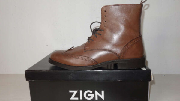 Zign Botki oksfordki skórzane unisex R.40 ZI92L