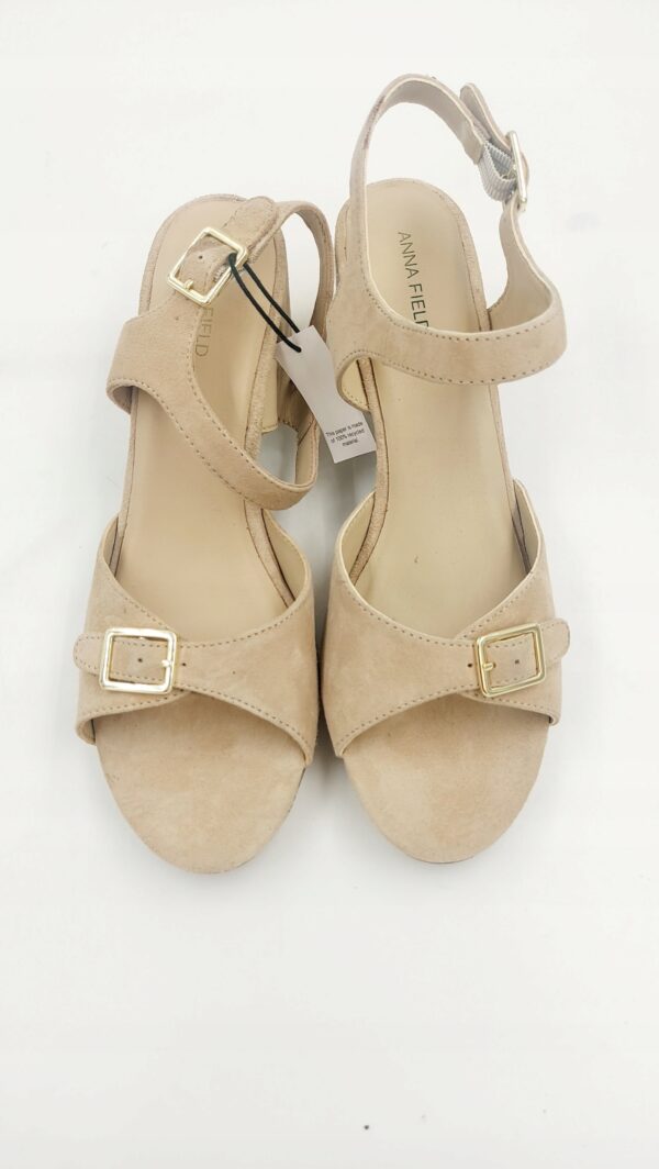 ANNA FIELD sandały zamszowe beżowe R.41 AN1S