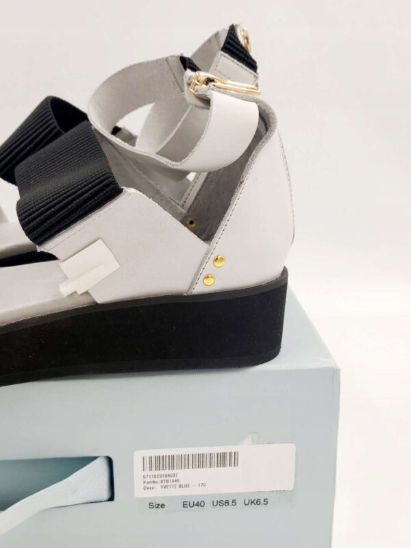 881ee1847d7619a47aadad4c06c2e010.jpg Damskie sandały skórzane białe czarne SHOE HE BEAR R.40 SH8S