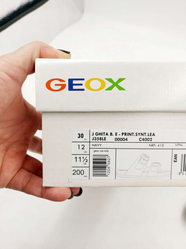 Dziecięce sandały klapki skórzane GEOX R.30 GE43M