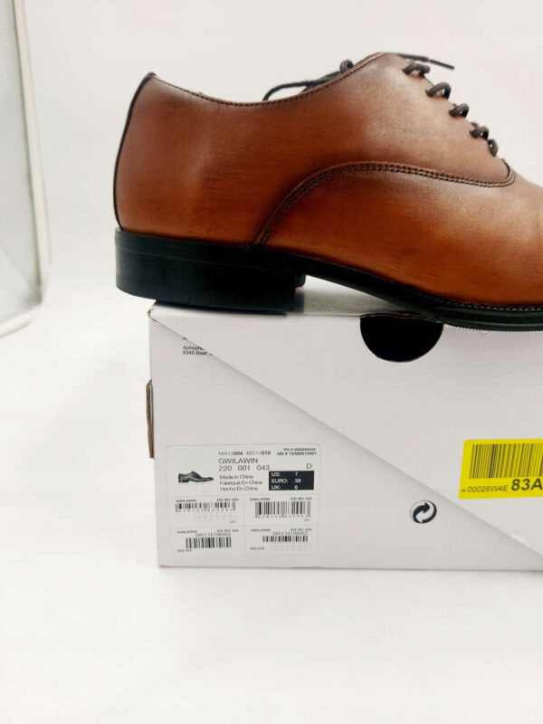Półbuty męskie eleganckie ALDO brązowe R.39 AL93S