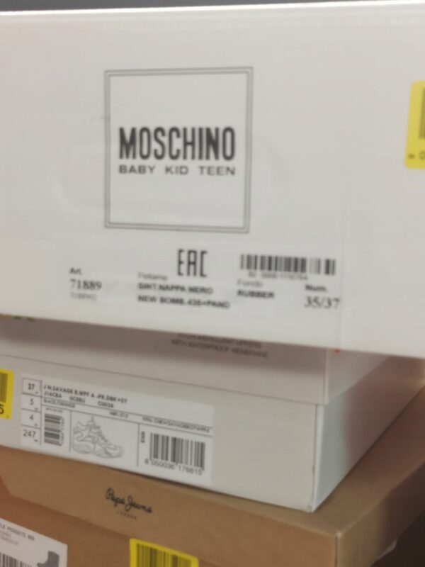 Śniegowce unisex MOSCHINO niebieskie R. 35-37 MO9S