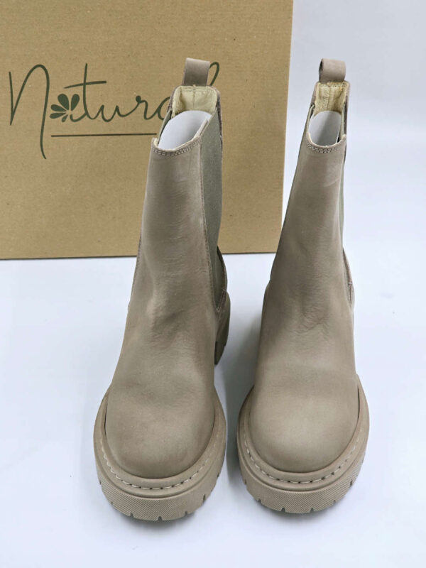 Buty damskie ze skóry Natural Sense beżowe R.38 NA23E