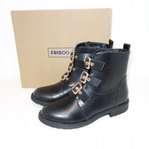 Czarne damskie botki Fribbo R.36 FR12M