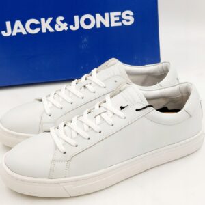 95358c977d49d4283a44cfb714bac36e.jpg Męskie sneakersy skórzane biale Jack & Jones R.43 JA48S