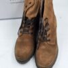 Damskie botki zamszowe brązowe wiązane ANDRE R.41 AN73R