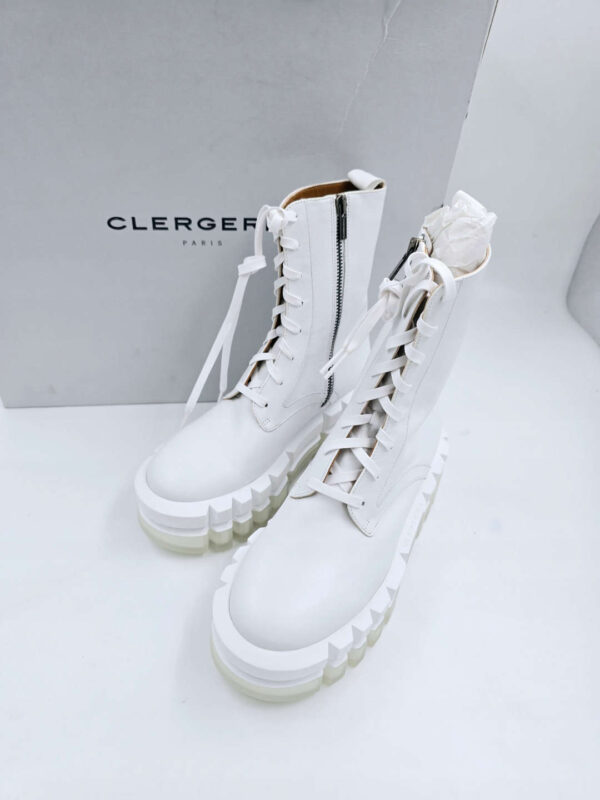 Botki białe na platformie CLERGERIE PARIS R.36 CL94F