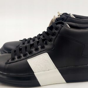 Sneakersy skórzane wysokie GUESS SOLERNO czarne R.43 GU83d