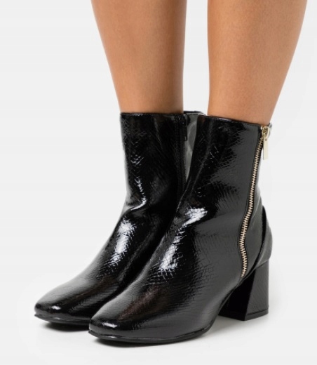 Miss Selfridge Billion Botki damskie na obcasie czarne R.41 MI52W