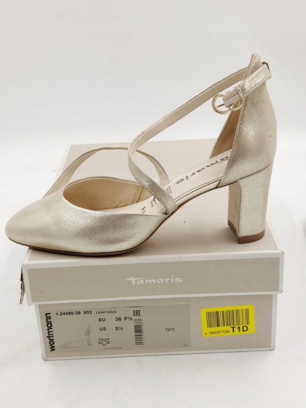 Damskie skórzane buty czółenka na obcasie TAMARIS R.36 GA45S
