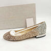 Jimmy Choo damskie balerinki brokatowe R.35 JI91P