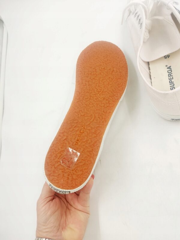 Tenisówki białe wiązane SUPERGA R.45 SU66L