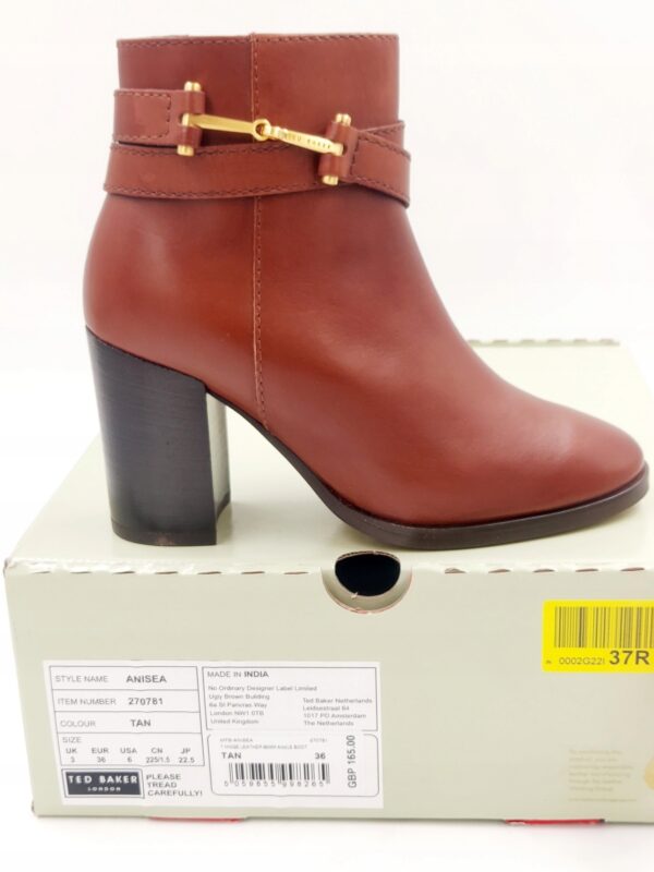 Botki na obcasie skórzane Ted Baker Anisea R.36 TE4L