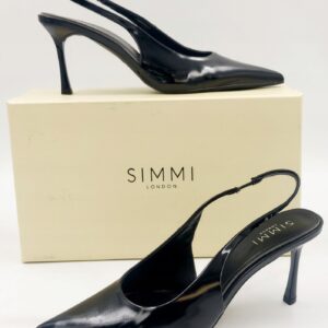 ab7e237f24d45d00b085b867042ce303.jpg SIMMI London damskie czółenka czarne na obcasie R.39 SI63E