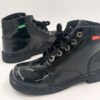 Boy's Girls Kickers Kick Hi Zip Patent R.37/36 KI97P