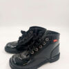 Boy's Girls Kickers Kick Hi Zip Patent R.37/36 KI97P