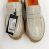 Mokasyny BIANCO Loafersy skórzane szare R.36 BI8M