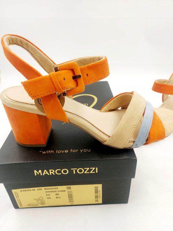 Damskie sandały zamszowe kolorowe Marco Tozzi R.40 MA25G