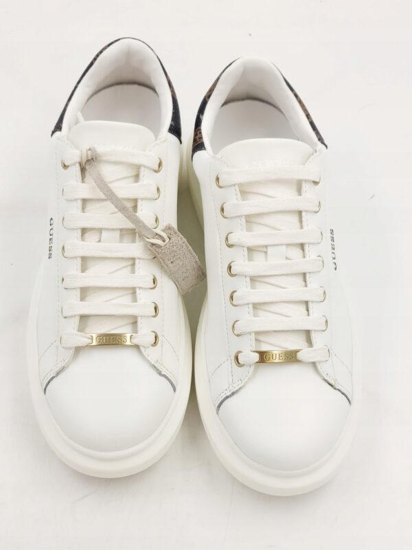 Buty damskie Sneakersy białe skórzane GUESS SOLERNO  R.37