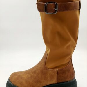 Kozaki ze sterczową cholewką brązowe CASSIS R.36 CL9F