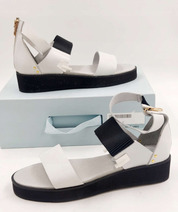 be464b2da2a63742ed6b4d241e7c487f.jpg Damskie sandały skórzane białe czarne SHOE HE BEAR R.40 SH8S