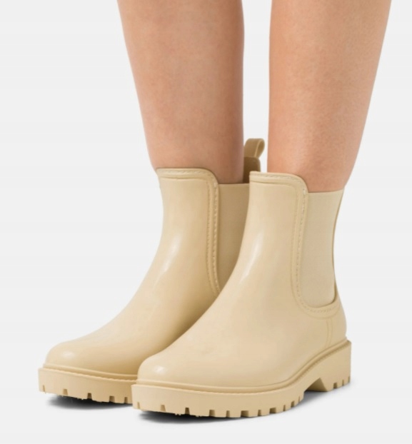 Tamaris kalosze cream krótkie R,38 TA83L