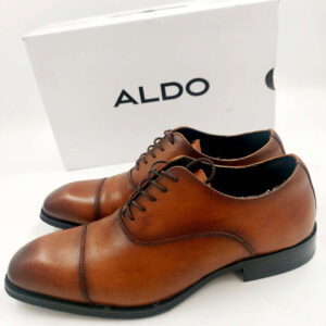 Półbuty męskie eleganckie ALDO brązowe R.39 AL93S