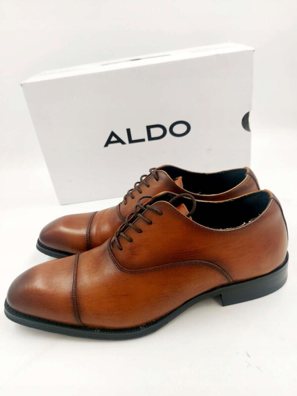 Półbuty męskie eleganckie ALDO brązowe R.39 AL93S