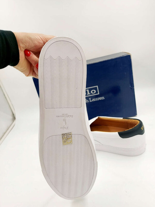 SNEAKERSY NISKIE BIAŁE POLO RALPH LAUREN R.49 PO53S