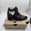 Damskie botki czarne na obcasie CITY CHIC szerokie R.42 CH75T