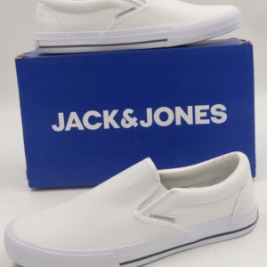 Męskie trampki wsuwane białe Jack & Jones R.45 JA7S
