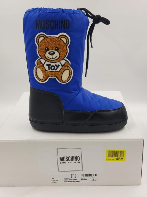 Śniegowce unisex MOSCHINO niebieskie R. 35-37 MO9S