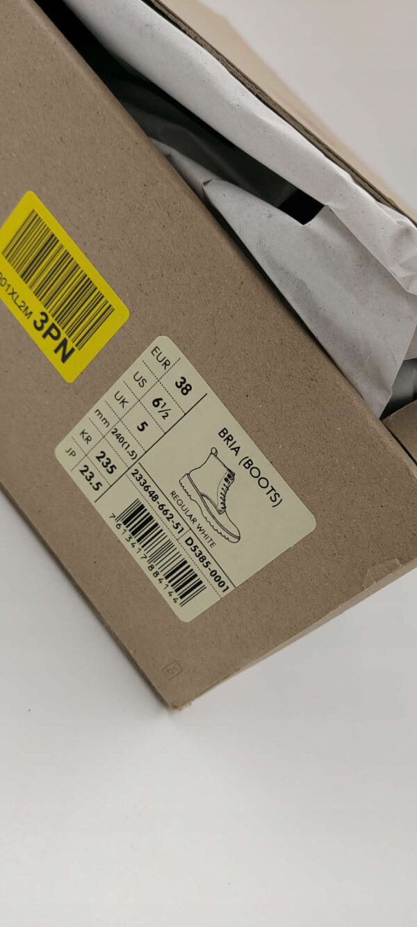 Levis Bria białe botki sznurowane R.38 LE31M