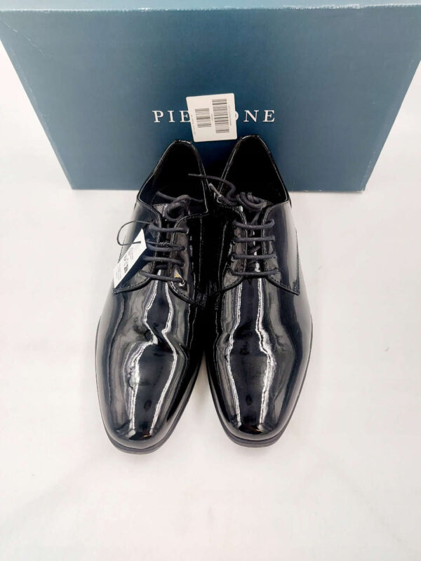 Męskie półbuty lakierowane czarne PIER ONE R.44 PI81A