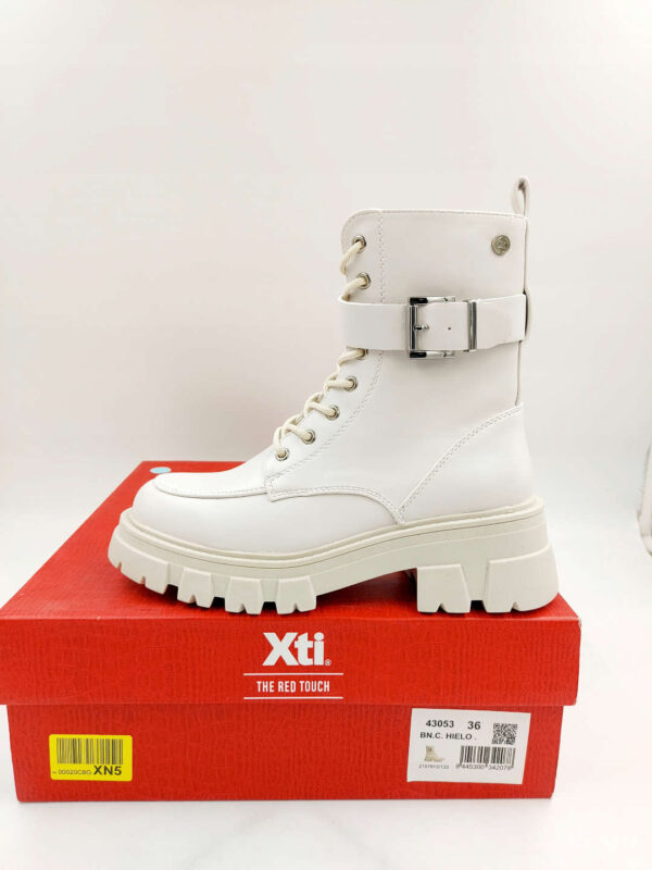 XTI Botki na platformie Sznurowane R.36 XT7L