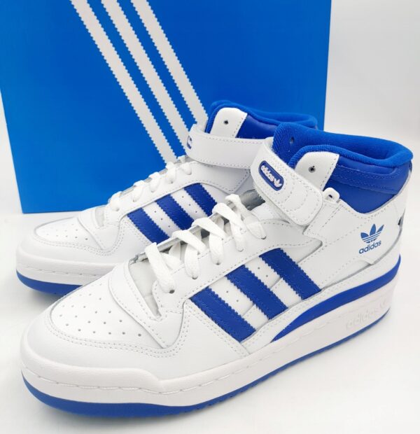 Damskie sneakersy wysokie skórzane UNISEX ADIDAS Forum Mid R.38 AD83A