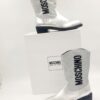 Kozaki srebrne błyszczące MOSCHINO R.35 MO8S