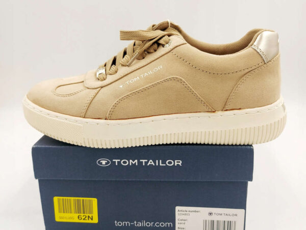 Tom Tailor damskie sneakersy beżowe R.40 TO02L