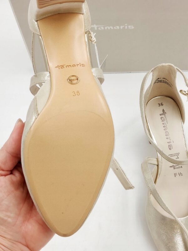 Damskie skórzane buty czółenka na obcasie TAMARIS R.36 GA45S
