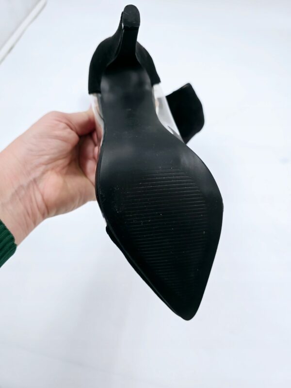 Damski szpilki czarne czółenka na obcasie Suredelle R.38 su76