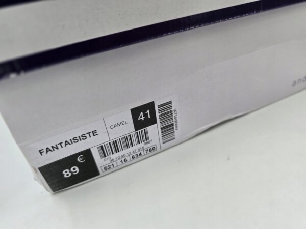 Damskie botki zamszowe brązowe wiązane ANDRE R.41 AN73R