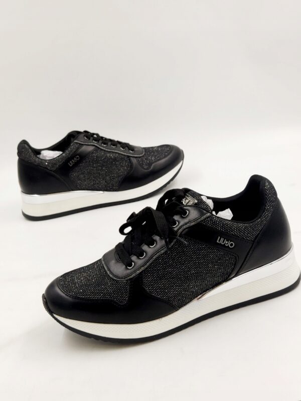 LIU JO Sneakersy niskie na koturnie błyszczące R.41 LI88L