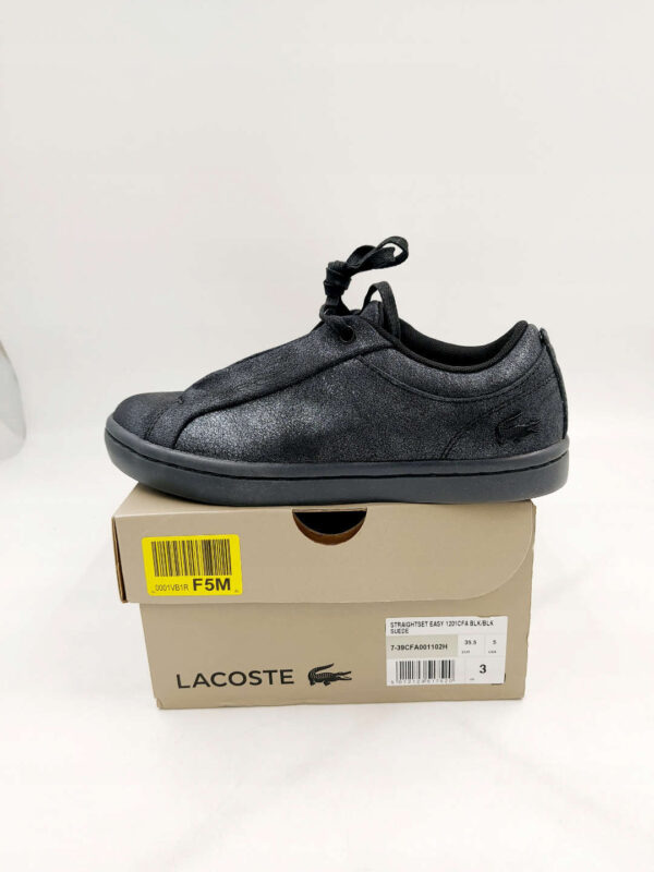 LACOSTE Sneakersy metaliczne suede R,35,5 LA92L