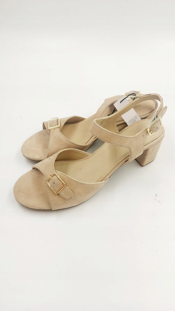 ANNA FIELD sandały zamszowe beżowe R.41 AN1S