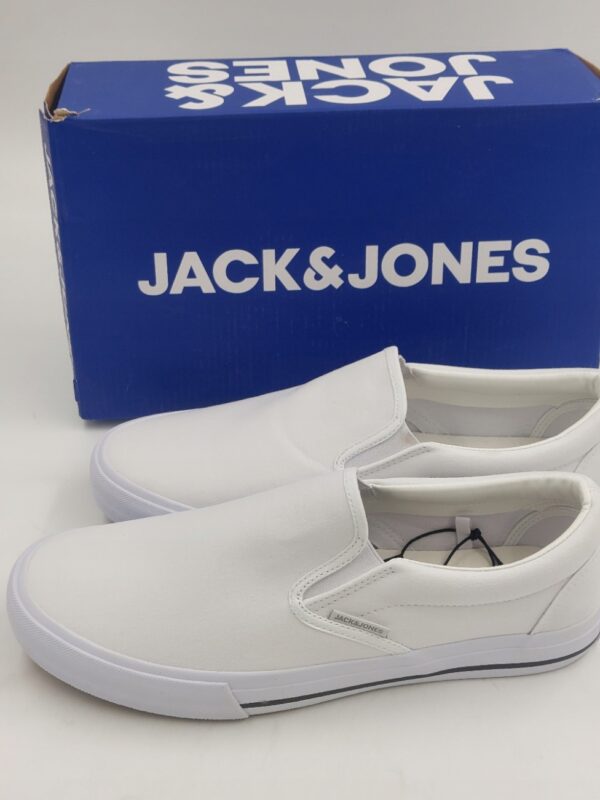 Męskie trampki wsuwane białe Jack & Jones R.45 JA7S